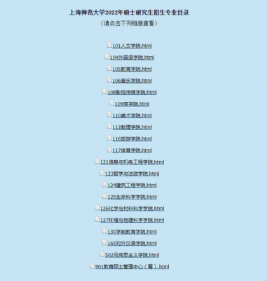 上海师范大学考研专业目录（上海师范大学研究生专业目录2022）-第2张图片-四川自考报名网